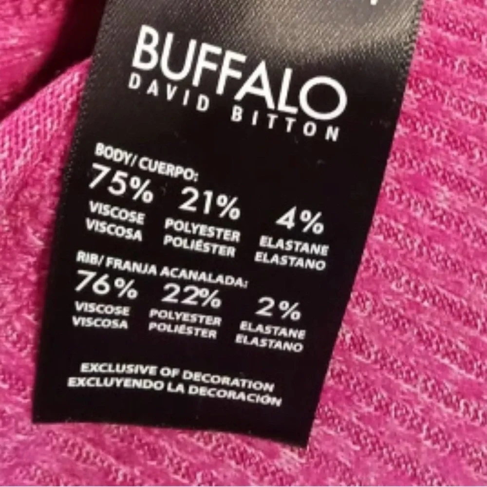 Buffalo David Bitton Women's Pullover Super Soft Cozy V Neck Sweater - Picture 4 of 4